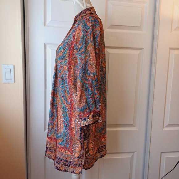 Zara Basic Boho Colours long top (3142) - Picture 3 of 9